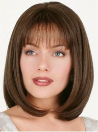 Parrucca 3/4 Diritta Di Capelli Umani Da 12 Pollici