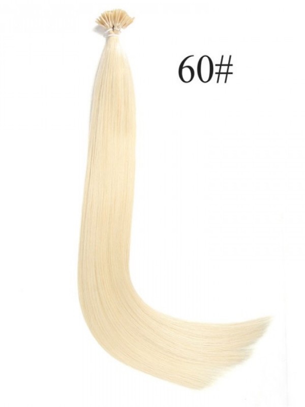 0,5 G/S 100S Stick I-Tip Estensioni Dei Capelli Umani Remy Lisci