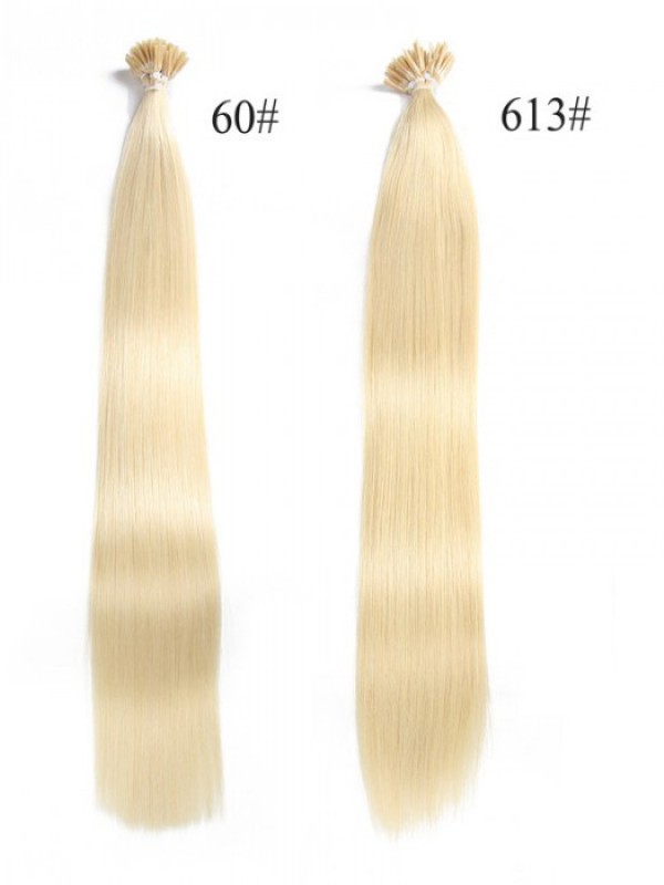 0,5 G/S 100S Stick I-Tip Estensioni Dei Capelli Umani Remy Lisci