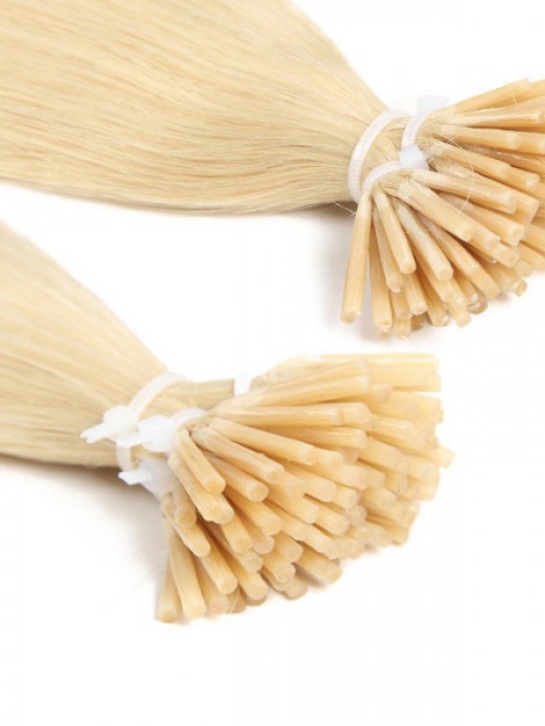 100S Cheratina Stick I-Tip Unice Estensioni Dei Capelli Umani Vergini Lisci 1 G/S