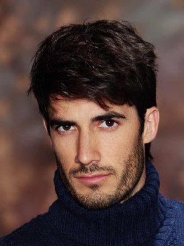 Parrucche Da Uomo Corte E Dritte Marroni