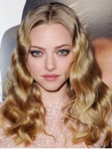 Amanda Seyfried Central Parting Parrucche Per Capelli Umani Ondulati Lunghi Con Pizzo Frontale