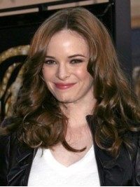 Danielle Panabaker Parrucche Frontali In Pizzo Sintetico Ondulate Lunghe Con Riga Centrale