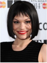 Jessie J Bob Style Parrucche Per Capelli Umani In Monofilamento Corto Dritto Con Frangia
