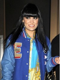 Jessie J Parrucche Frontali In Pizzo Di Capelli Lisci Lunghi Con Frangetta