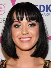 Parrucche Sintetiche Senza Cappuccio Katy Perry Short Straight Bob Style