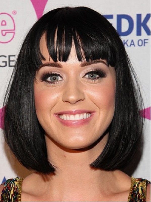 Parrucche Sintetiche Senza Cappuccio Katy Perry Short Straight Bob Style