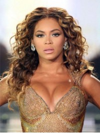 Parrucche Per Capelli Umani Con Parte Anteriore In Pizzo Ondulato Lungo Beyonce Centrale