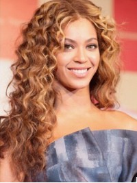Parrucche Per Capelli Umani Senza Cappuccio Ricci Lunghi Beyonce Central