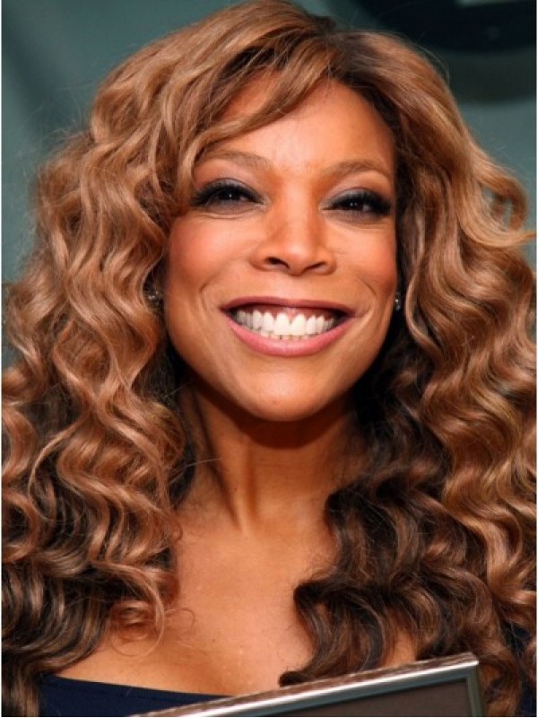 Parrucche Sintetiche Senza Cappuccio Ricci Lunghe Wendy Williams