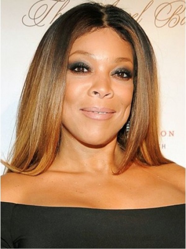 Wendy Williams Central Parting Ombre Parrucche Per Capelli Umani In Pizzo Lungo Rettilineo