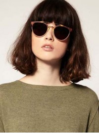 Parrucche Sintetiche Ondulate Corte Senza Cappuccio Bob