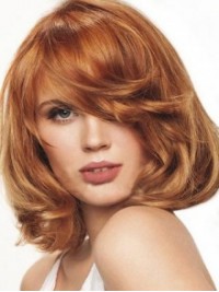 Parrucca Sintetica Bob Short Wavy Full Lace