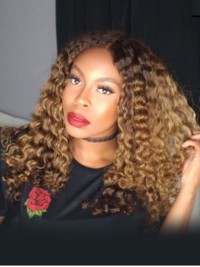 Parrucche Di Capelli Umani Coloranti A Tono Ondulato