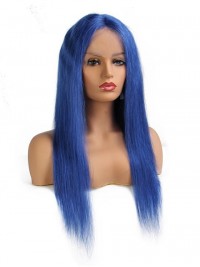 Parrucca Di Capelli Umani Bicolore Con Pizzo Frontale