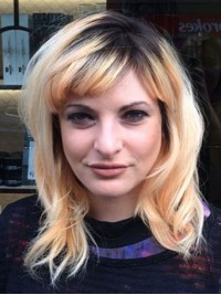 Parrucche Ondulate Di Capelli Umani