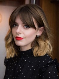 Parrucca Lunga Per Capelli Umani A Due Toni