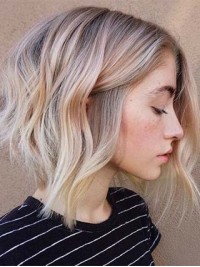 Ombre Wavy Bob Parrucche Umane