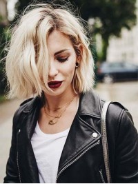 Ombre Wavy Bob Parrucche Umane