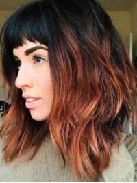 Ombre Parrucche Ondulate Medie