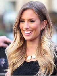 Parrucca Per Capelli Umani Con Pizzo Frontale Lungo In Due Colori Ombre