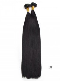 1 G/S Colore Dritto Nail/U Tip Estensioni Dei Capelli Vergini 100 G