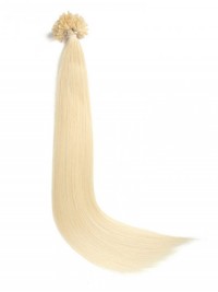 1 G / S Unghie Dritte / Estensioni Dei Capelli Vergini Con Punta A U 100 G