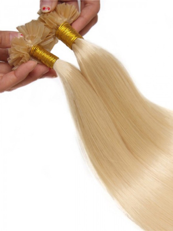 100S 0,5 G/S Dritto Nail/U Tip Estensioni Dei Capelli Vergini