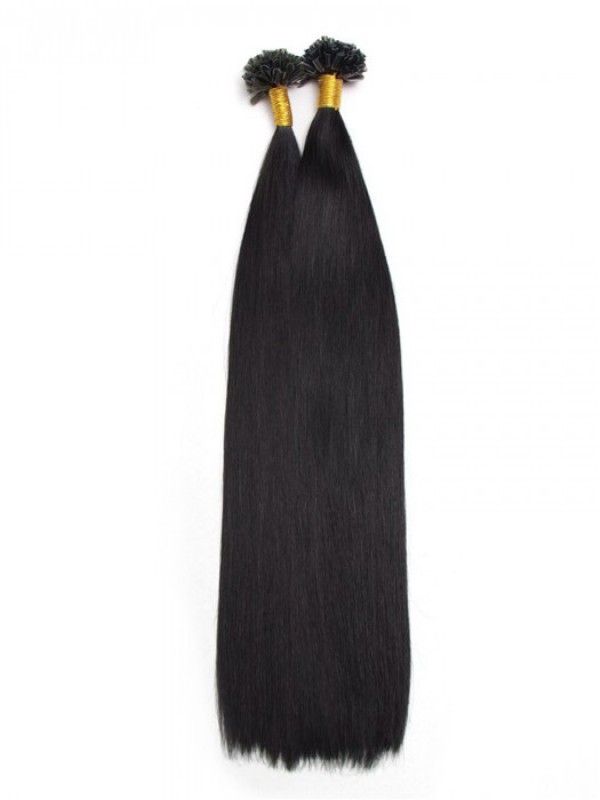 100S 0,5 G/S Dritto Nail/U Tip Estensioni Dei Capelli Vergini