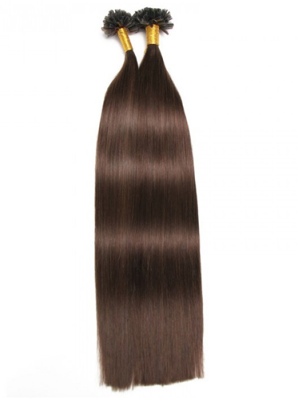 100S 0,5 G/S Dritto Nail/U Tip Estensioni Dei Capelli Vergini