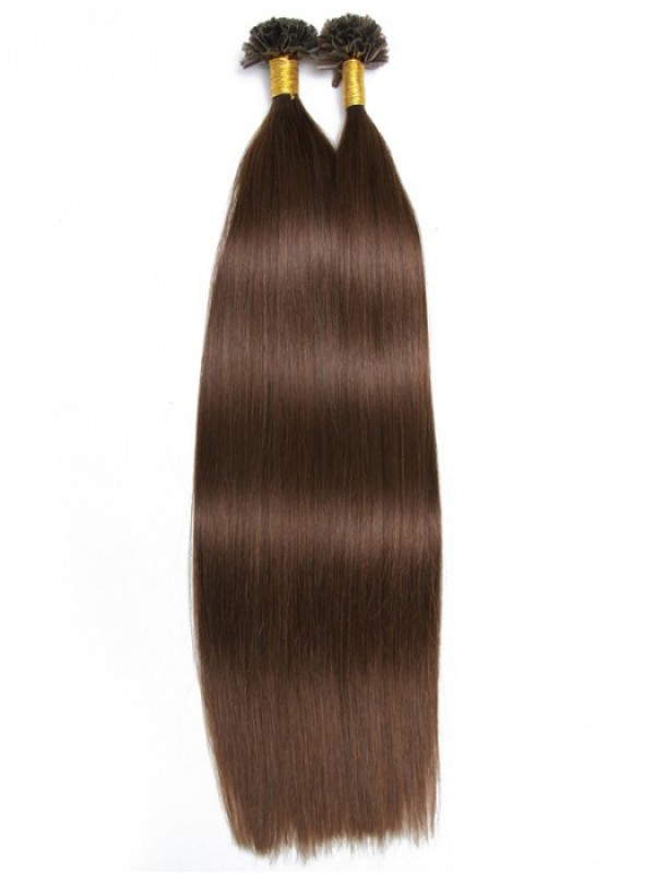 100S 0,5 G/S Dritto Nail/U Tip Estensioni Dei Capelli Vergini