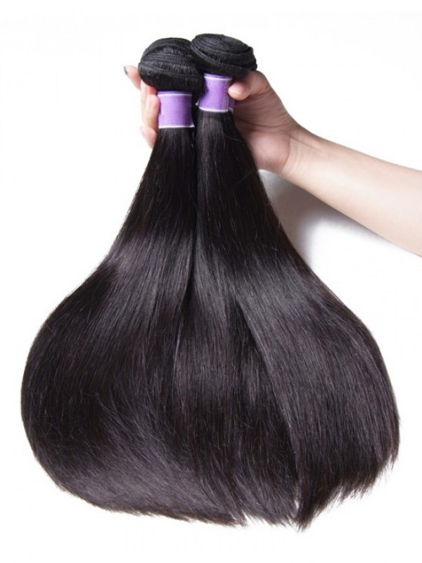 Trama Di Capelli Lisci Peruviani 3 Pacchi Di Capelli Vergini