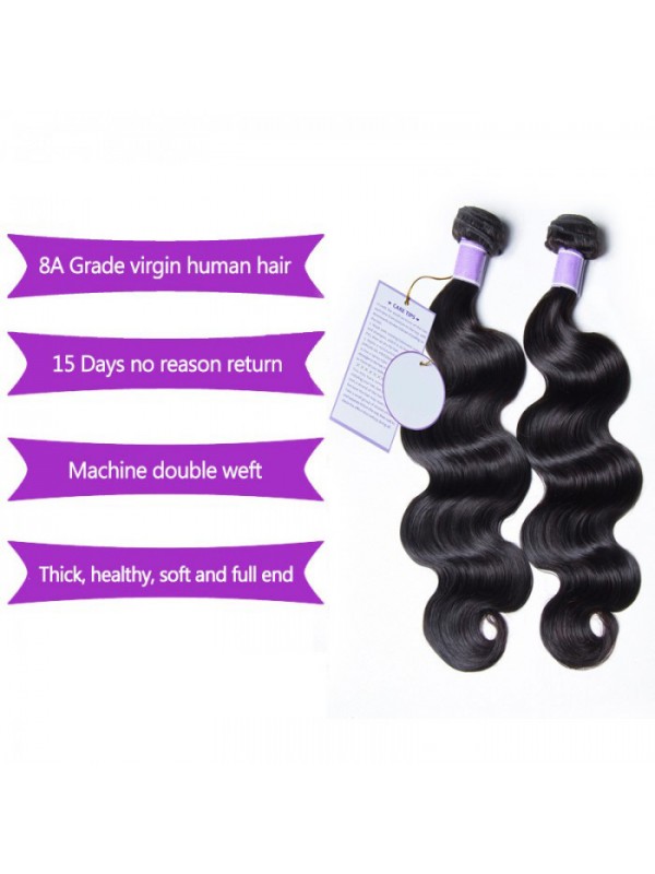 Fasci Peruviani Dell'Onda Del Corpo Dei Capelli Umani 100% Vergini 3