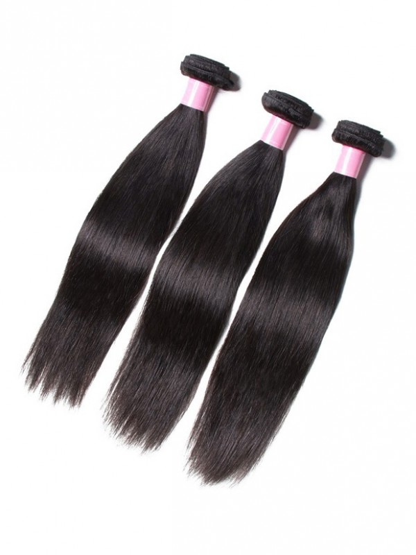 Capelli Brasiliani Lisci Vergini Umani 3 Pacchi