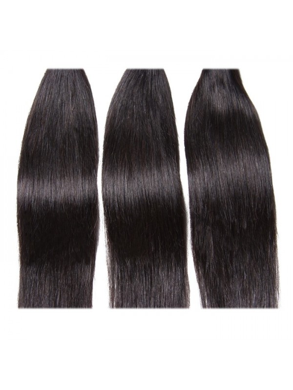 Capelli Brasiliani Lisci Vergini Umani 3 Pacchi