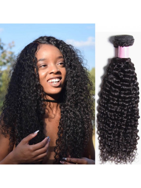 3 Pezzi/Pacco Tessitura Brasiliana Dei Capelli Ricci Di Jerry