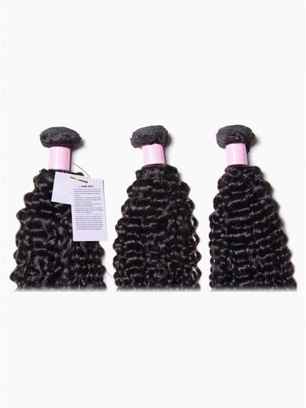 3 Pezzi/Pacco Tessitura Brasiliana Dei Capelli Ricci Di Jerry
