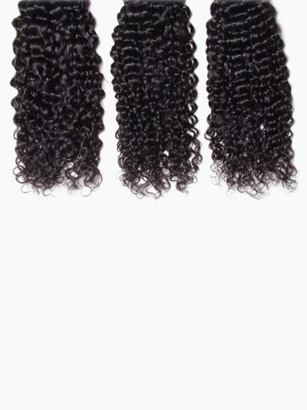 3 Pezzi/Pacco Tessitura Brasiliana Dei Capelli Ricci Di Jerry