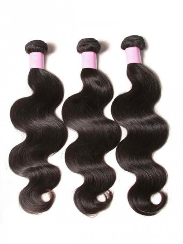 3 Pz/Pacco Capelli Brasiliani Dell'Onda Del Corpo Dei Capelli Vergini