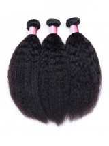 100% Capelli Lisci Crespi Vergini Economici Capelli Umani 3 Pacchi
