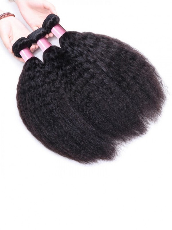 100% Capelli Lisci Crespi Vergini Economici Capelli Umani 3 Pacchi