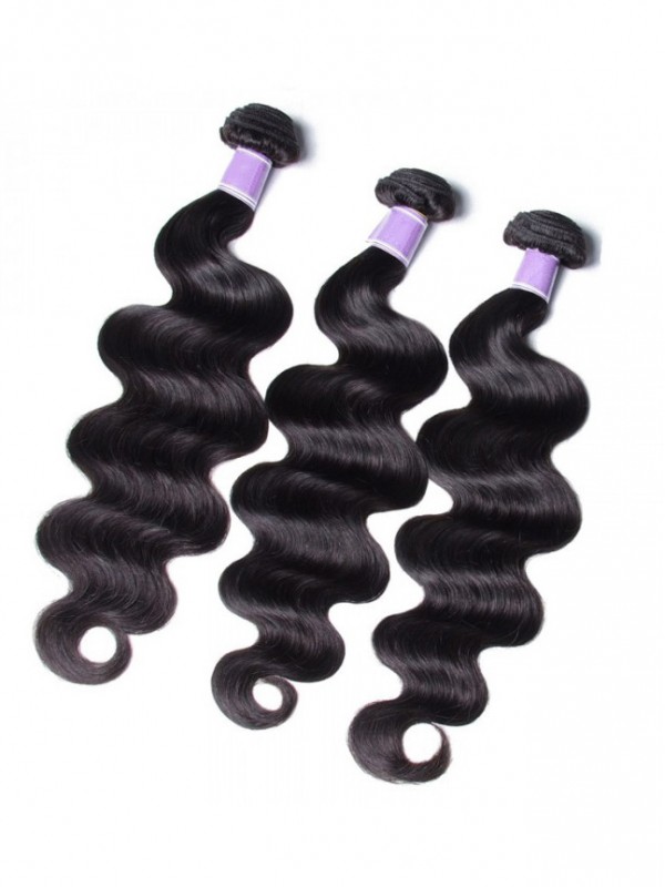 Estensione Brasiliana Dei Capelli Umani Dell'Onda Del Corpo 3 Pezzi