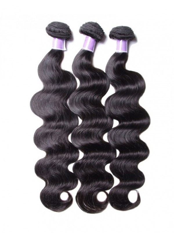 Estensione Brasiliana Dei Capelli Umani Dell'Onda Del Corpo 3 Pezzi