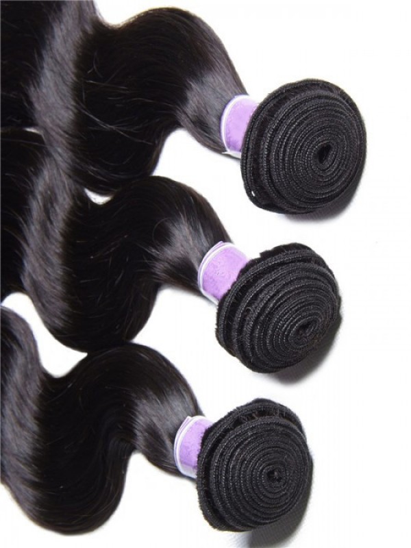 Estensione Brasiliana Dei Capelli Umani Dell'Onda Del Corpo 3 Pezzi