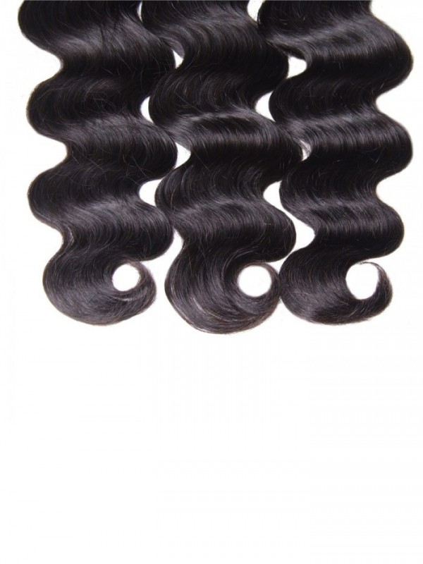 Estensione Brasiliana Dei Capelli Umani Dell'Onda Del Corpo 3 Pezzi