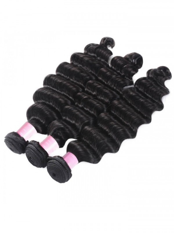 Fasci Di Capelli Umani Economici 3 Onde Profonde