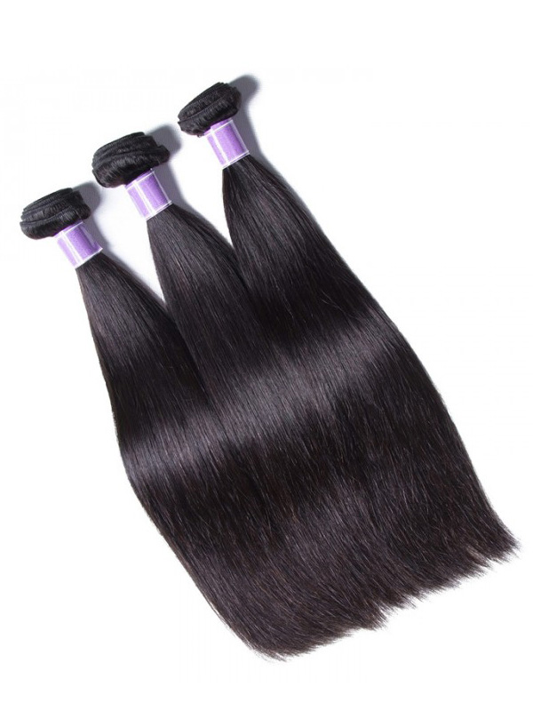 Estensione Dei Capelli Umani Lisci 3 Pezzi Brasiliani