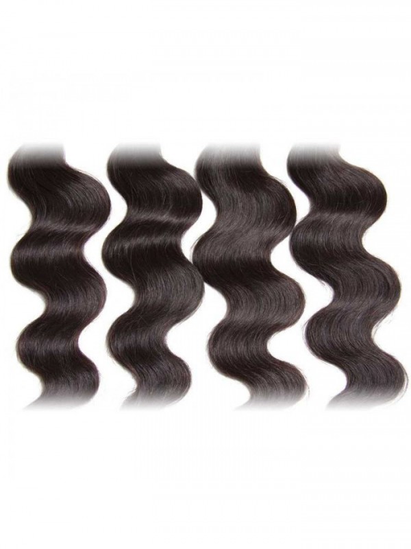 Capelli Vergini Brasiliani Dell'Onda Del Corpo 4 Pacchi