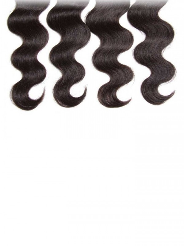 Capelli Vergini Brasiliani Dell'Onda Del Corpo 4 Pacchi