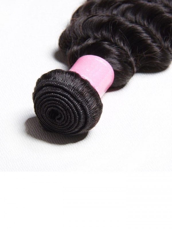 Capelli Vergini Umani Brasiliani Dell'Onda Profonda 4 Pacchi